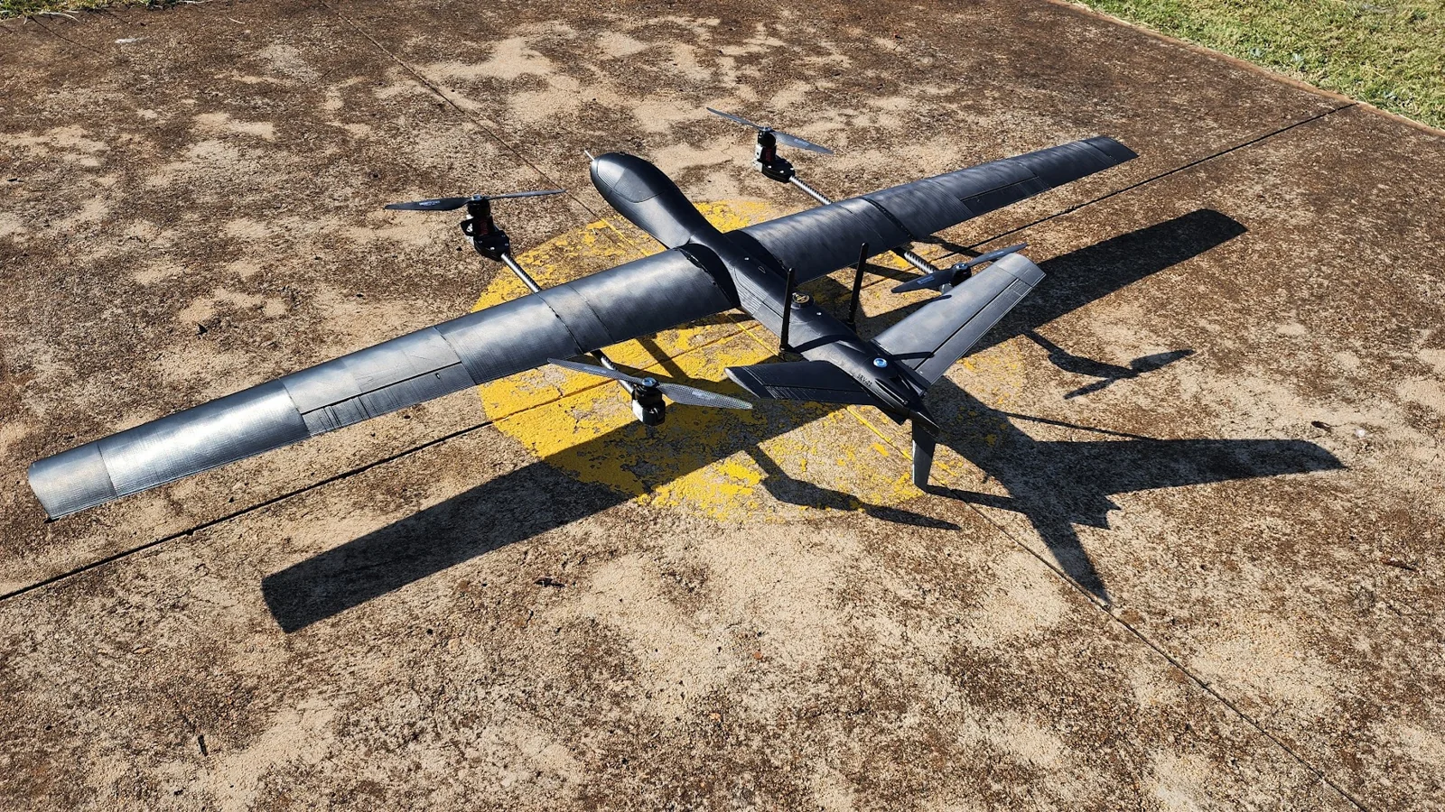 First-generation G1 VTOL aircraft at the flight location on 2 May 2024