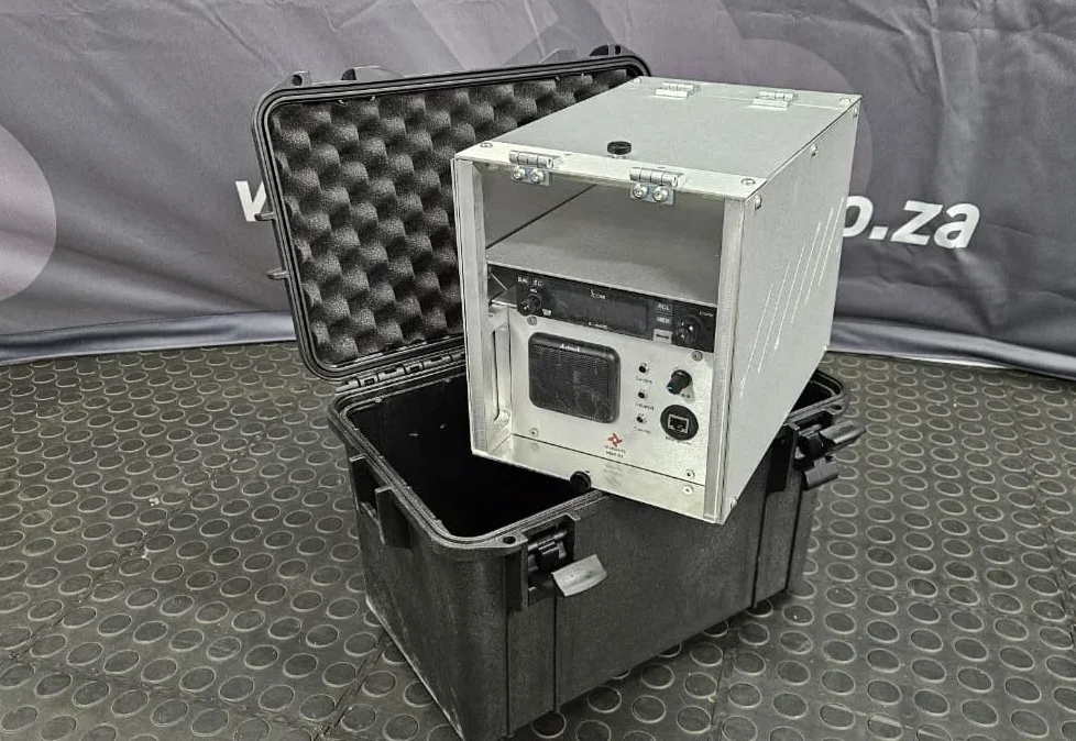 Sky Robots Remote Radio Interface Unit with its front-panel equipment